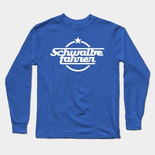 Simson Schwalbe Driver / Schwalbefahrer (white) Long Sleeve T-Shirt